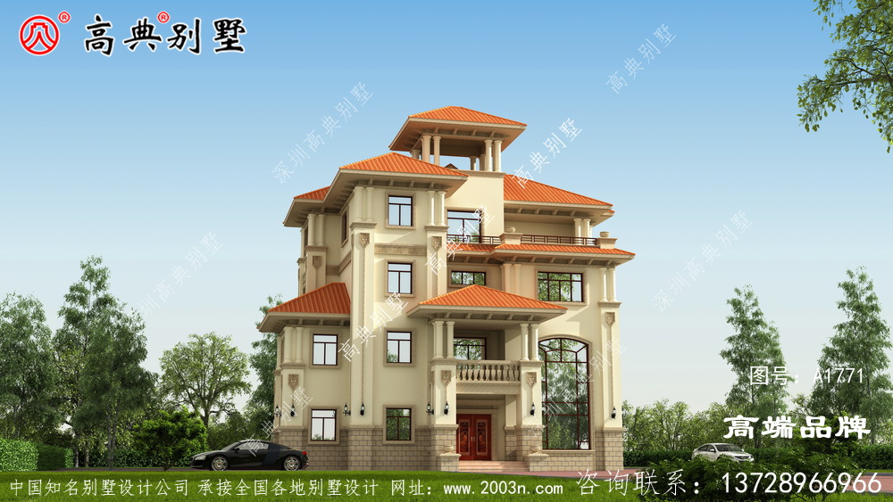 建房设计图农村建造一座舒适优雅的经济别墅，孝顺父母